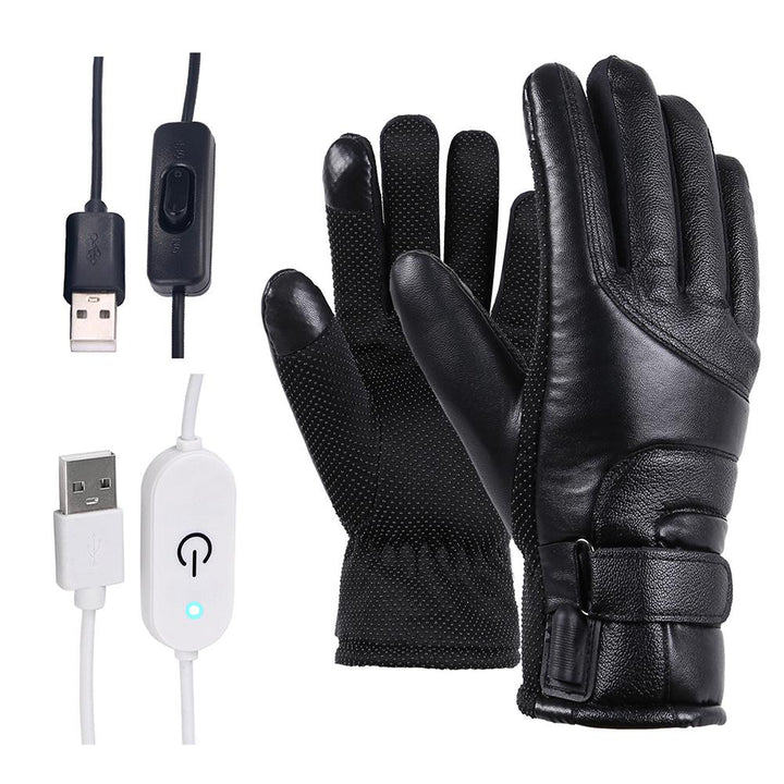 Waterproof Electric Heated Gloves With Touch Screen And Switch