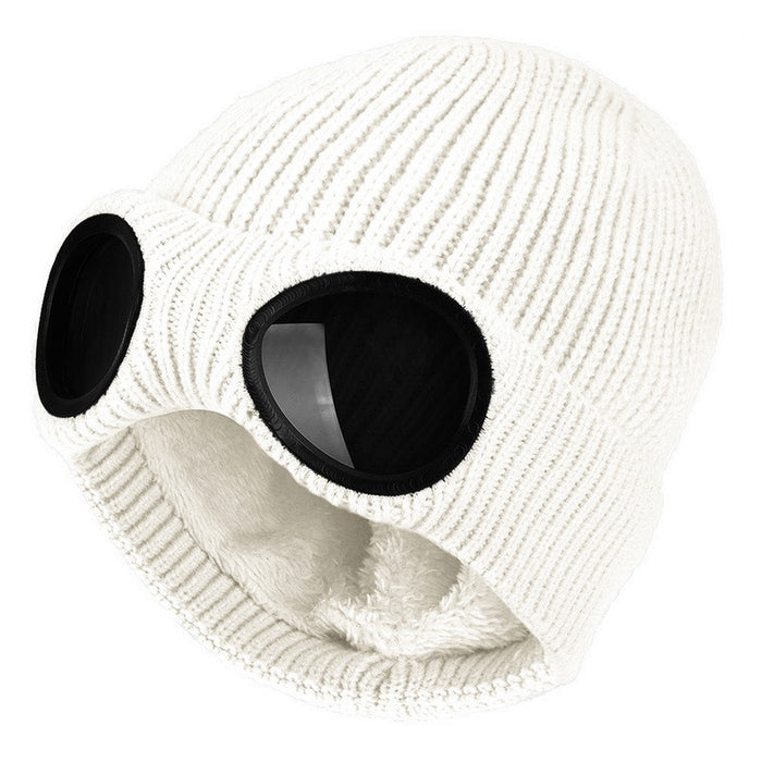 Warmfell Fleece Lined Beanie with Flip Up Goggles