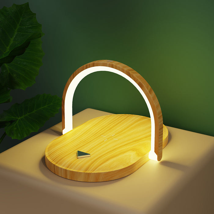 Warmfell Foldable bedside lamp with wireless phone charger
