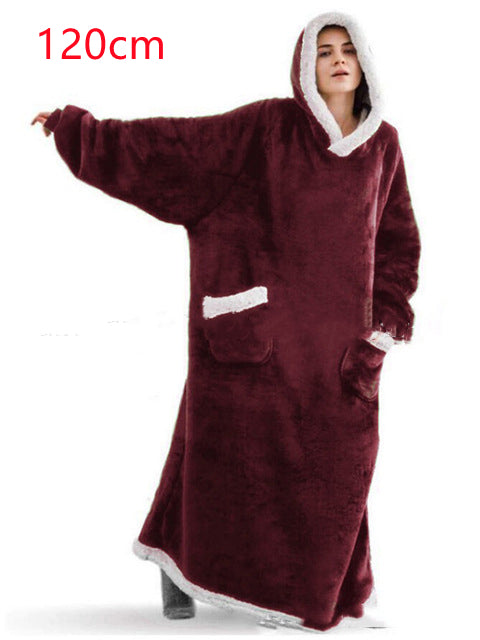 Oversized Hoodie Blanket – Cosy Wearable Blanket with Pocket
