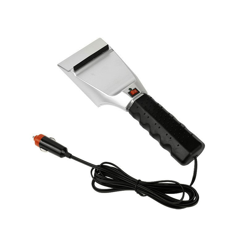Warmfell™ 12V Heated Snow and Ice Scraper with Anti-Scratch Squeegee