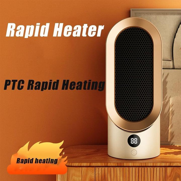 Warmfell™ Compact 800W Fan Heater with Cool-Touch Casing and Auto Off