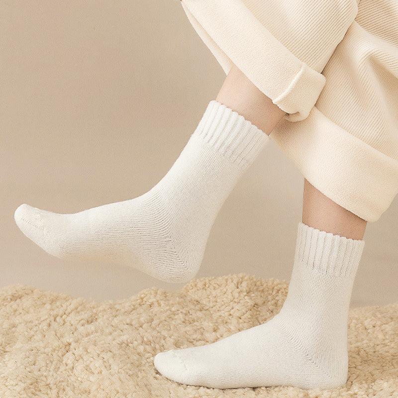 Warmfell™ Fleece-Lined Thermal Socks, 3-Pair Set with Moisture Wicking