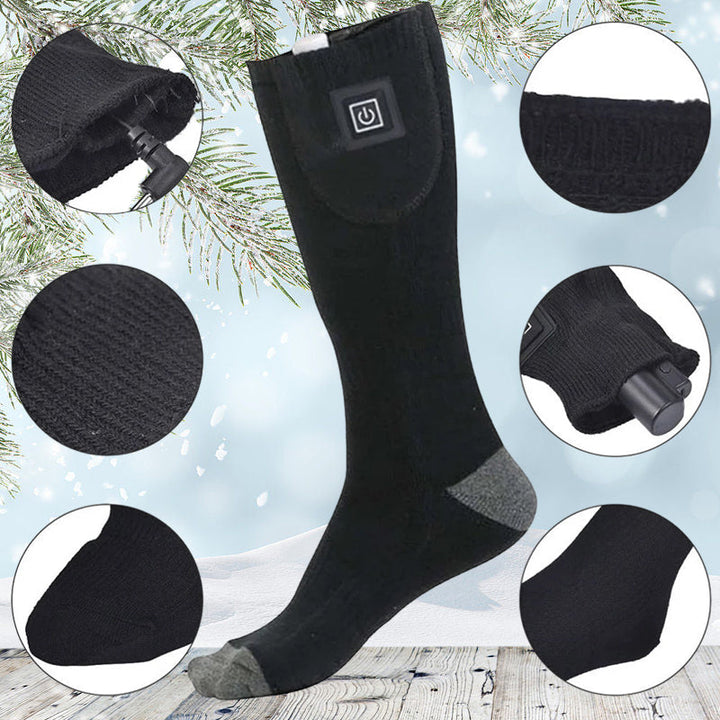 Warmfell™ Rechargeable Heated Socks with Up to 8 Hours of Adjustable Warmth