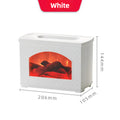 Simulated Fireplace Air Humidifier With Flame Effect, Aroma Diffuser