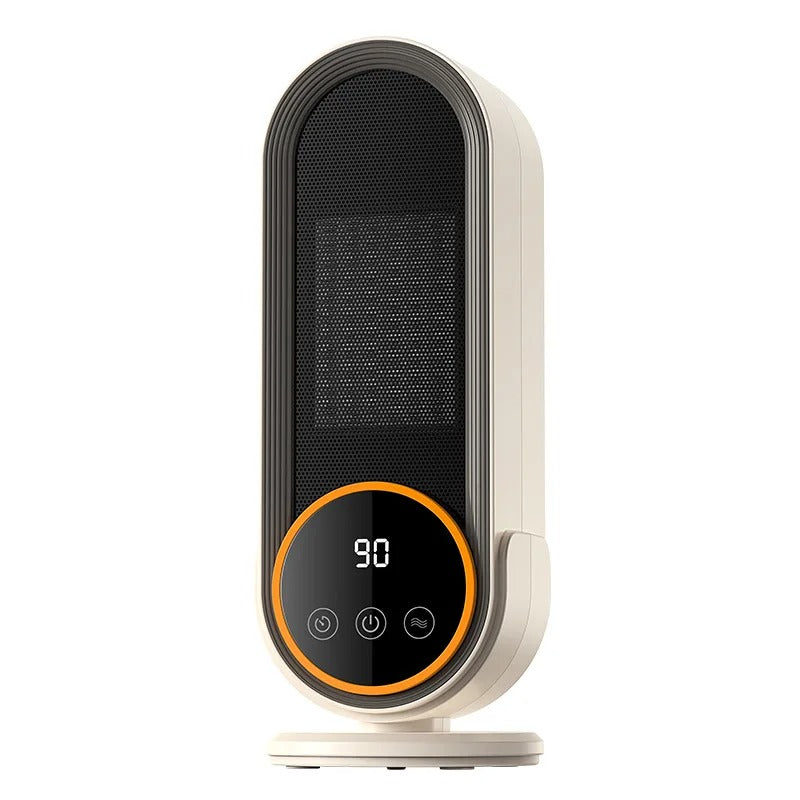 Warmfell™ Compact Ceramic Heater with Remote Control and Two Power Levels