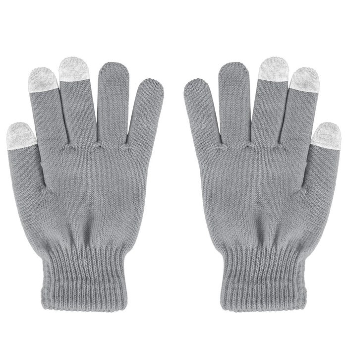Warmfell Touchscreen Knit Gloves with Three Smart Fingertips