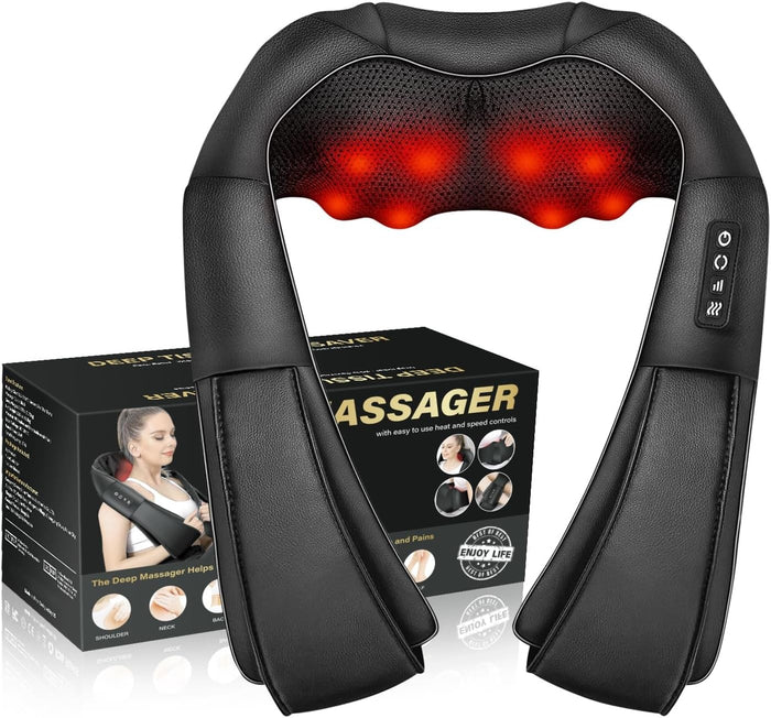 Warmfell Shiatsu neck and shoulder massager with heat – , home or car