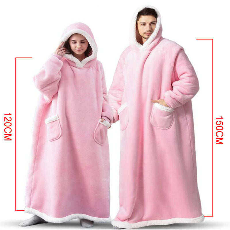 Oversized Hoodie Blanket – Cosy Wearable Blanket with Pocket