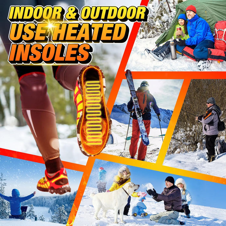 Warmfell™ Rechargeable Heated Insoles with Remote Control