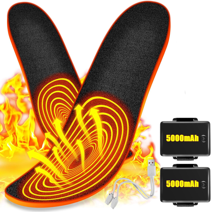 Warmfell™ Rechargeable Heated Insoles with Remote Control