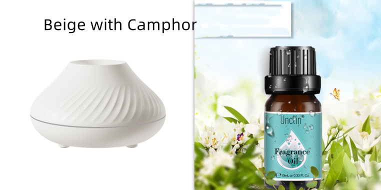 Volcanic Flame Aroma Diffuser Essential Oil Lamp, 130ml USB
