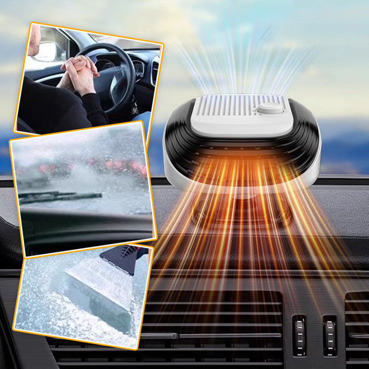 Warmfell™ Instant Car Heater for Frost-Free Windows and Warm Feet