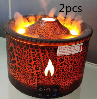 Volcano Flame Diffuser – Jellyfish Smoke Rings and Timer