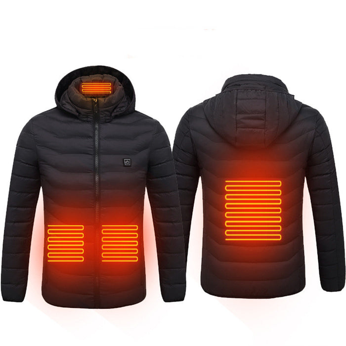 Warmfell Heated jacket with removable hood – power bank available