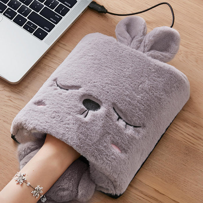 Warmfell™ Heated Mouse Pad with Hand Warmer Pocket