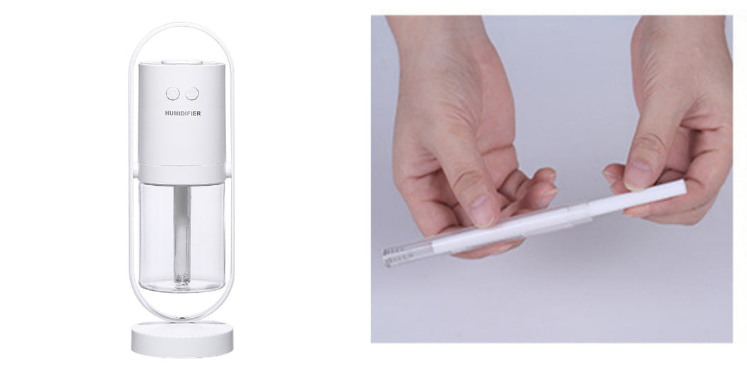 USB Air Humidifier with Projection Night Light, Ultrasonic Mist