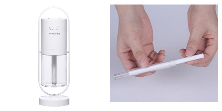 USB Air Humidifier with Projection Night Light, Ultrasonic Mist