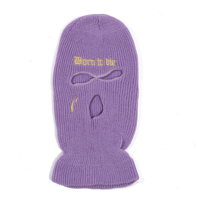 Neon Cotton Balaclava, Three-Hole Full Face Ski Mask