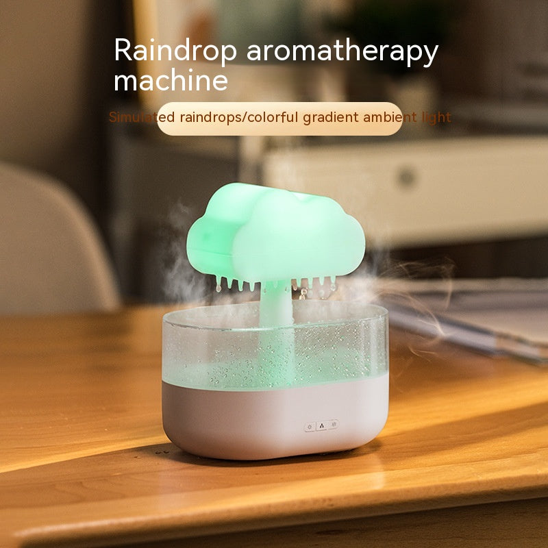 Rain Cloud Night Light Humidifier With Rain Sound And 7 Colour LED