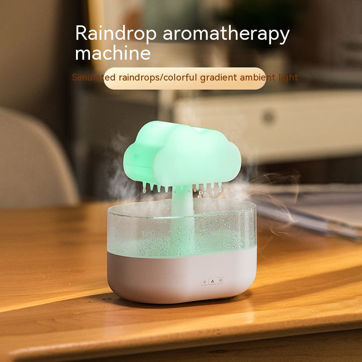 Rain Cloud Night Light Humidifier With Rain Sound And 7 Colour LED