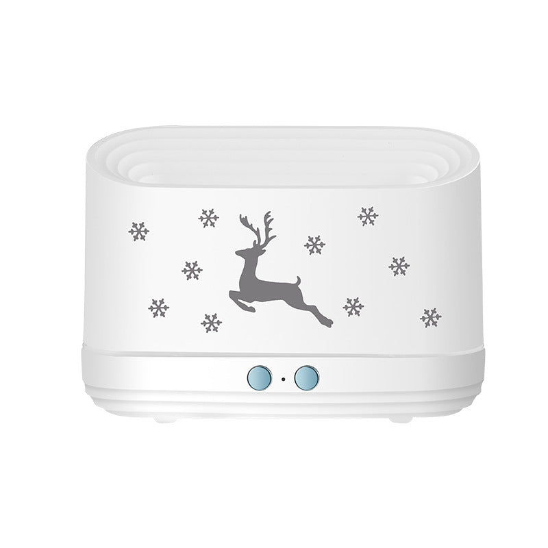 Flame Diffuser with Elk Design – Quiet Aroma Mood Light