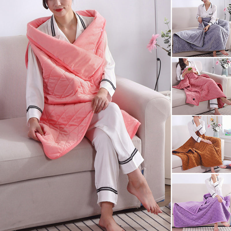 Warmfell™ USB Heated Blanket with Power Bank Pocket
