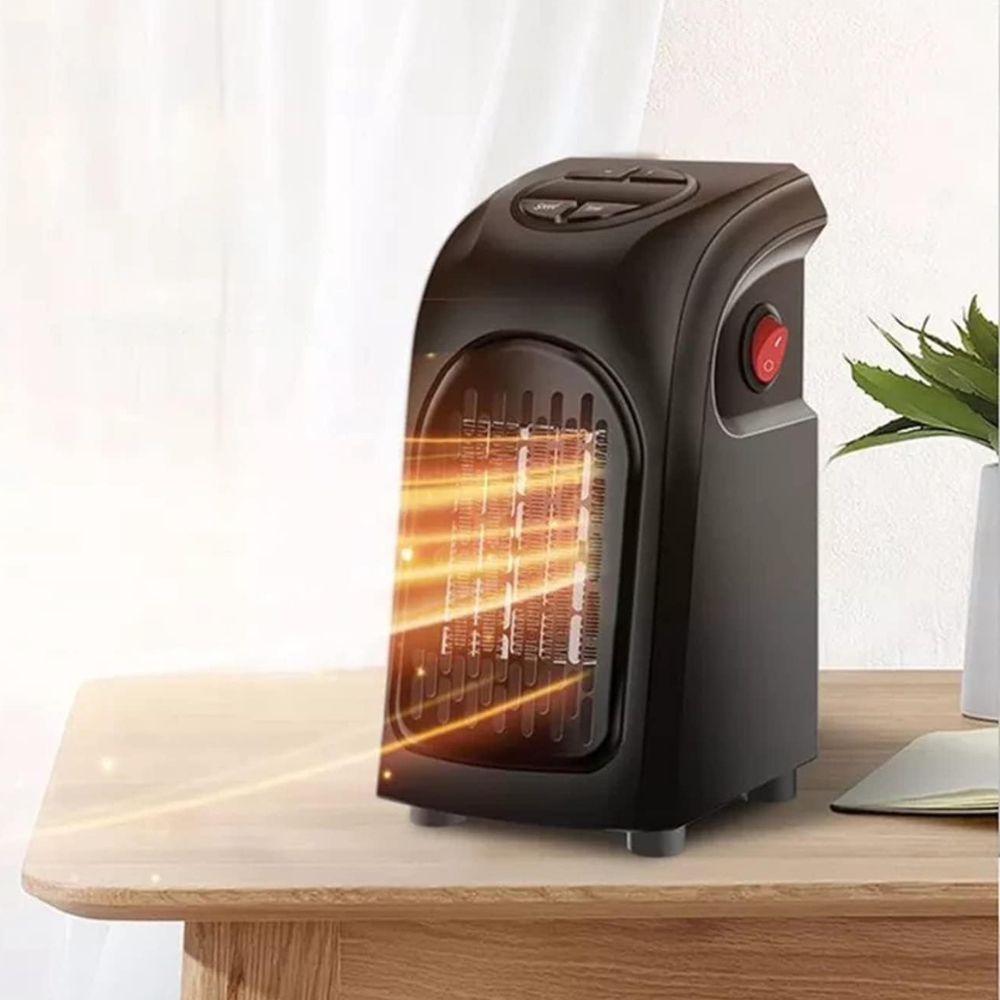 Warmfell™ Wall-Mountable PTC Plug-In Heater with Thermostat