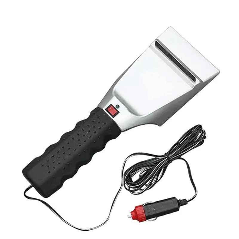 Warmfell™ 12V Heated Snow and Ice Scraper with Anti-Scratch Squeegee