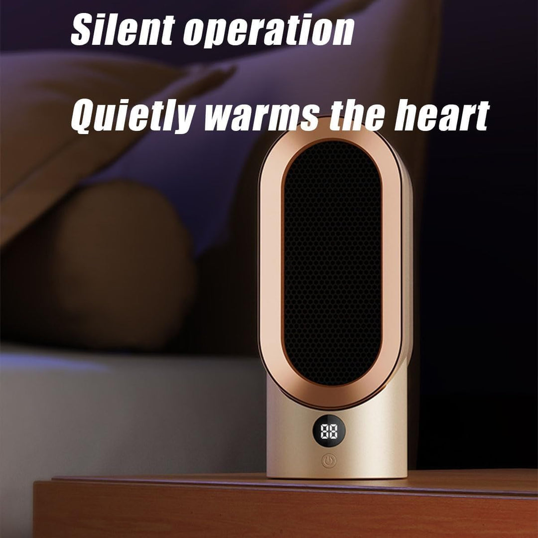 Warmfell™ Compact 800W Fan Heater with Cool-Touch Casing and Auto Off