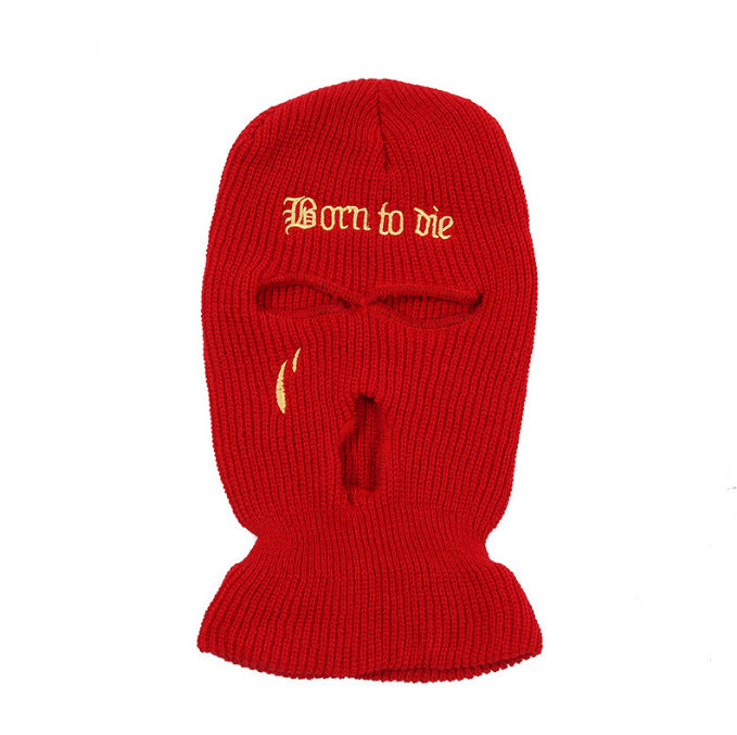 Neon Cotton Balaclava, Three-Hole Full Face Ski Mask