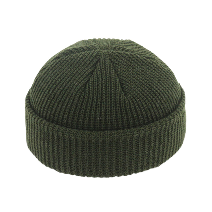 Warmfell Short Ribbed Docker Beanie in Retro Style
