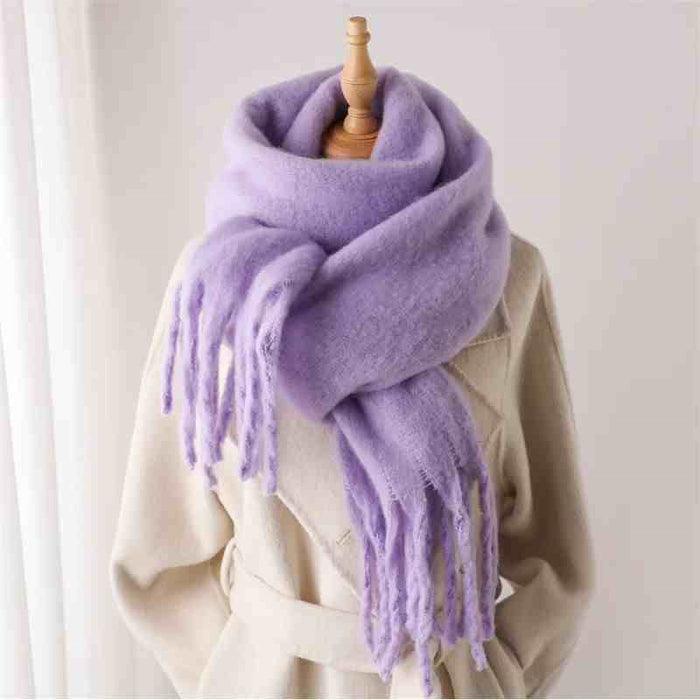 Warmfell Thick Fluffy Winter Scarf in 19 Colours
