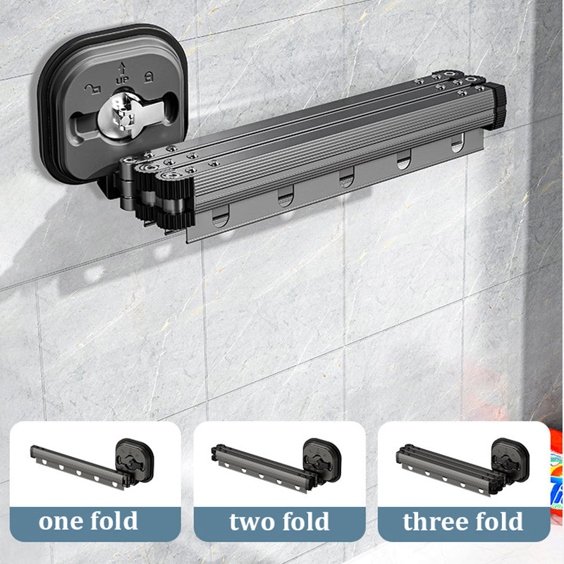 Wall-Mounted Clothes Airer – Folding Aluminium Drying Rack