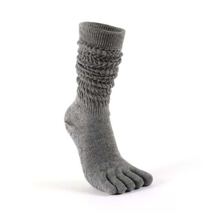 Warmfell Slouch Toe Socks with Non-Slip Grip for Pilates and Yoga