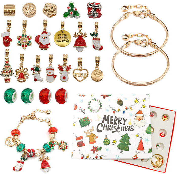 Warmfell Charm bracelet advent calendar with 24 jewellery surprises