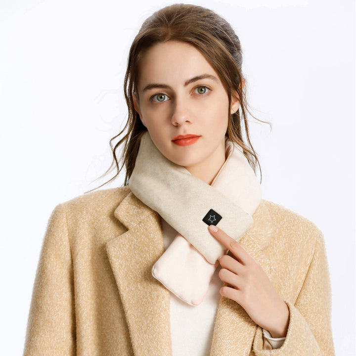Warmfell™ Heated Cotton Scarf with USB and 3 Heat Settings
