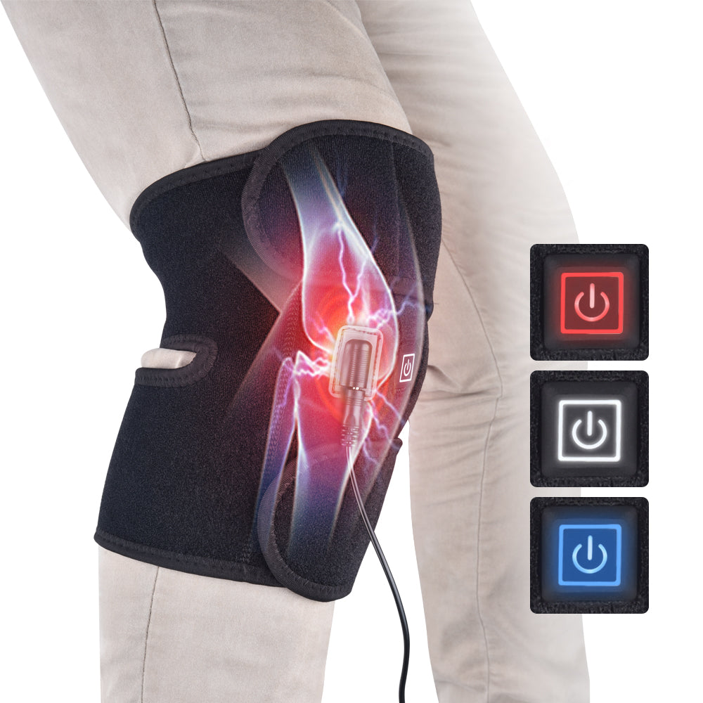 Electric Heated Knee Wrap With Massage Function