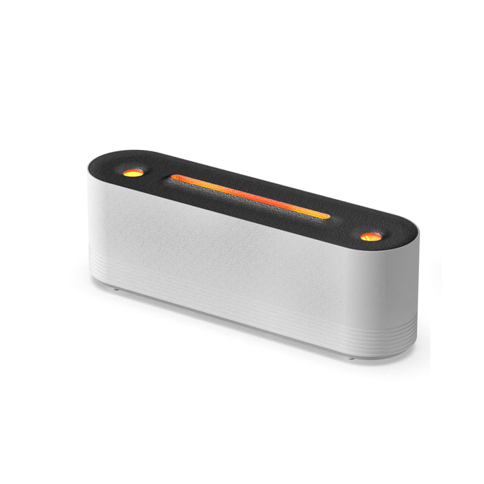 Warmfell Textured flame humidifier with jellyfish mist and 7 light colours