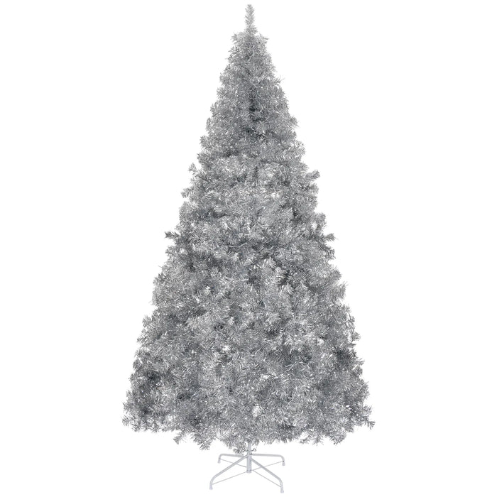 Warmfell Silver Artificial Christmas Tree 6 ft with 800 Tips
