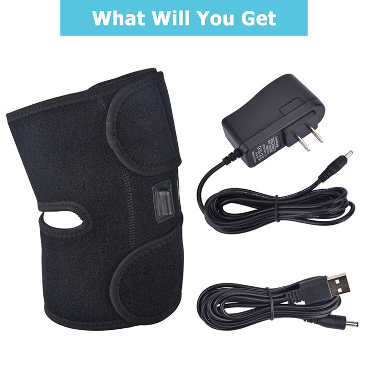 Electric Heated Knee Wrap With Massage Function