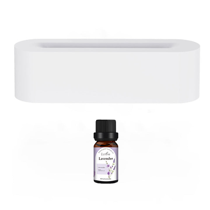 Flame Aroma Diffuser With 10ml Essential Oils, 7 Colour Light