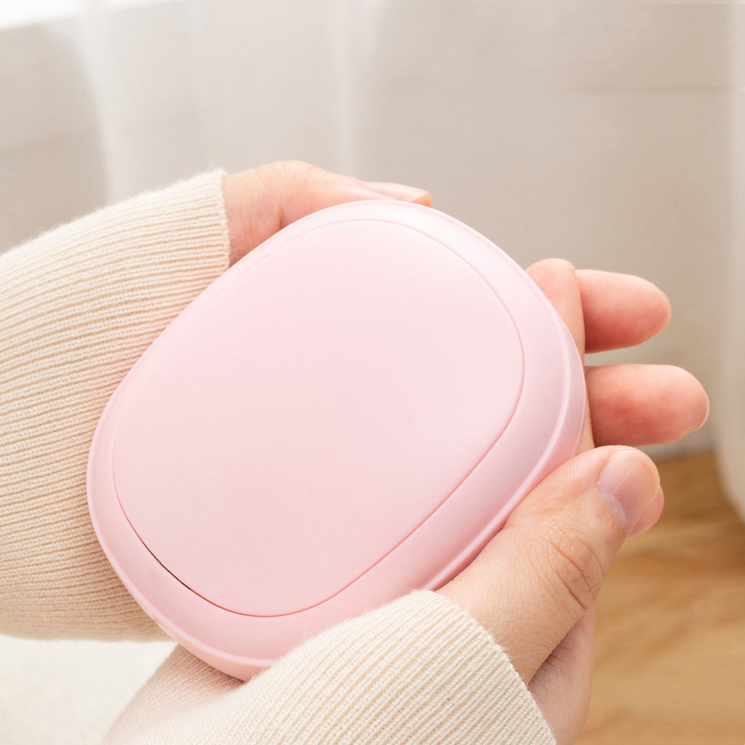 Rechargeable Pebble Hand Warmer – 3 Heat Levels, USB