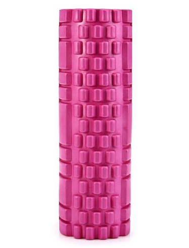 Grid textured foam roller