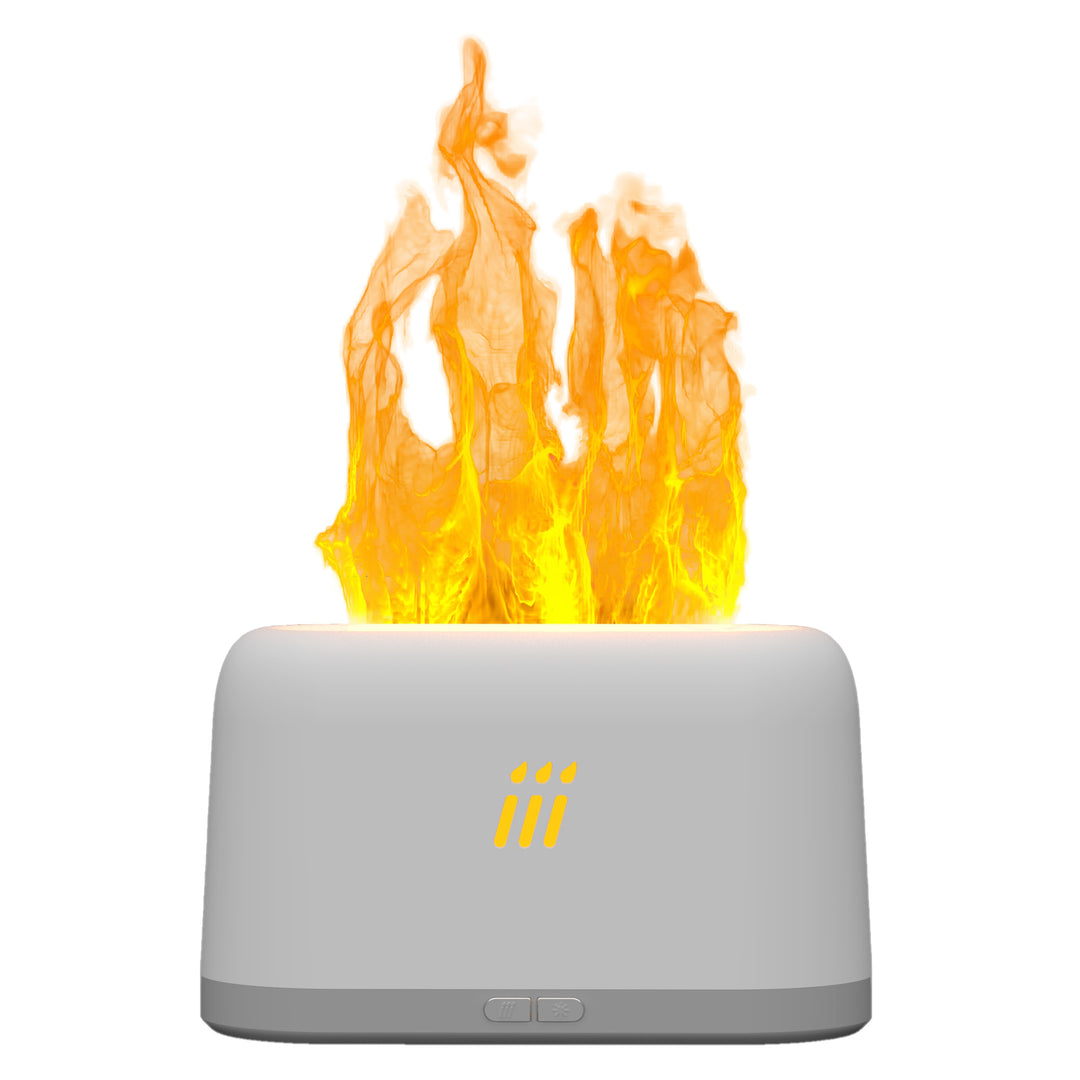 Flame Aroma Diffuser Cool Mist Maker With LED, Dry-Burn Protection