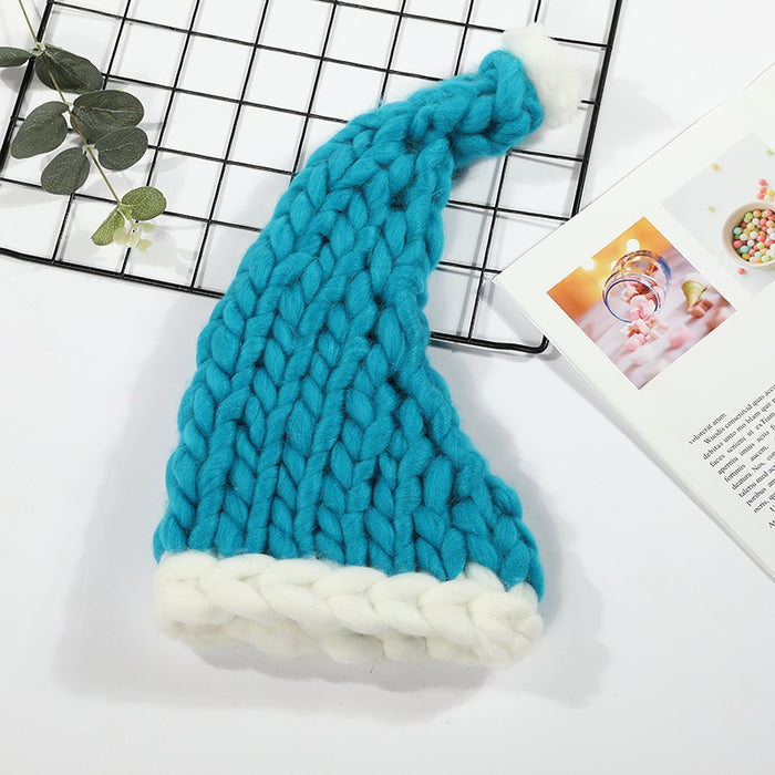 Warmfell Chunky knit Christmas hat with pompom for all ages