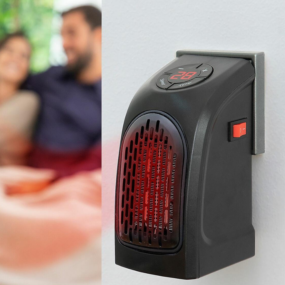 Warmfell™ Wall-Mountable PTC Plug-In Heater with Thermostat
