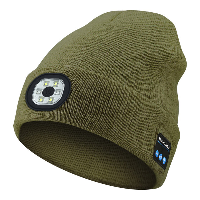 Warmfell LED Light Beanie with Bluetooth Music