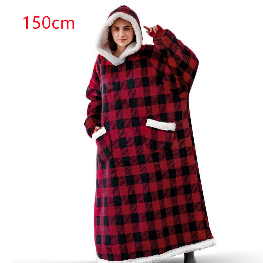Oversized Hoodie Blanket – Cosy Wearable Blanket with Pocket