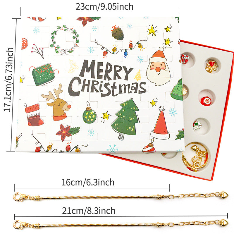 Charm bracelet advent calendar – 24 surprises to make jewellery